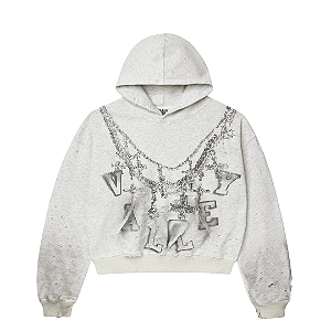 VALE LIVES FOREVER - Moletom Big Chain "Cinza" -NOVO-