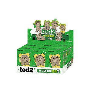 POP MART x TED2 - Teddy Bear Action Plush Pendant Blind Box -UNIDADE-