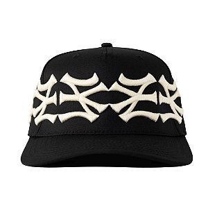 OMA DESIGN STUDIOS - Boné NY NY Crown "Preto/Creme" -NOVO-