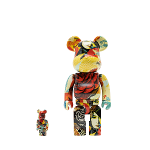 MEDICOM TOY x OBEY - Boneco Bearbrick 400% & 100% DCON22: Shepard Fairey -NOVO-