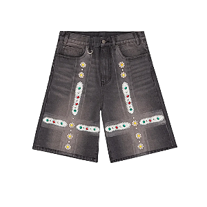 BRAVEST - Bermuda Sapphire Jorts "Preto" -NOVO-