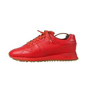 LOUIS VUITTON x SUPREME - Run Away "Red Gum" (40,5 BR / 7,5 US) -USADO-