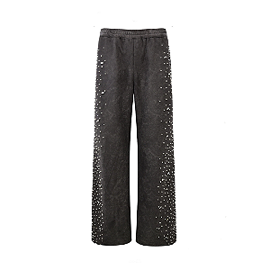 BIRTH OF ROYAL CHILD - Calça de Moletom Cashew Blossom Pearl "Preto" -NOVO-