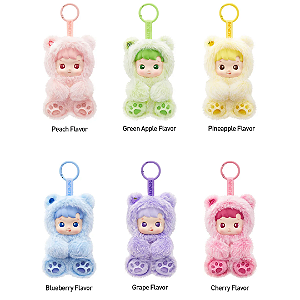 POP MART - Hacipupu Gummy Bear Series Vinyl Plush Pendant Blind Box -UNIDADE-