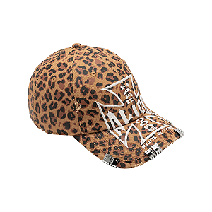 ALICE HOLLYWOOD - Boné Moto Couture "Leopard" -NOVO-