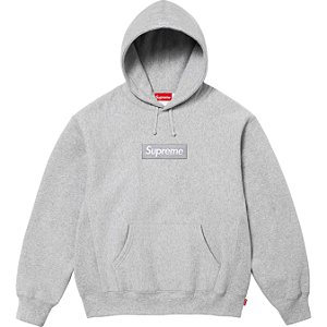 SUPREME - Moletom Box Logo FW24 "Cinza" -NOVO-