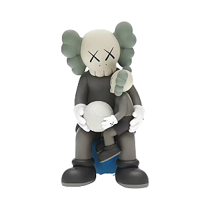 KAWS - Boneco Thailand Vinyl Figure "Marrom" -NOVO-