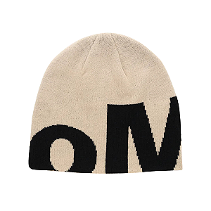 OMA DESIGN STUDIOS - Touca Jumbo Logo Skull "Bege" -NOVO-