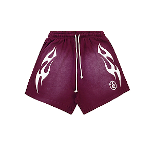 HELLSTAR - Bermuda Flame "Roxo/Branco" -NOVO-