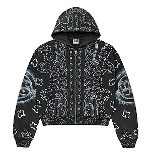 VALE LIVES FOREVER - Moletom Flag Zip Up "Preto" -NOVO-