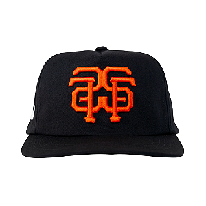 OMA DESIGN STUDIOS - Boné San Francisco "Preto/Laranja" -NOVO-
