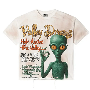 VALE LIVES FOREVER - Camiseta Area 14 Bling "Creme" -NOVO-