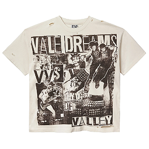 VALE LIVES FOREVER - Camiseta Moshpit "Creme" -NOVO-