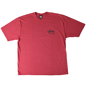 STUSSY - Camiseta Stock New York "Vermelho" -NOVO-