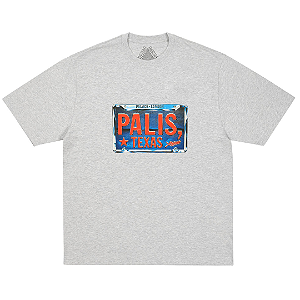 PALACE - Camiseta Palis Texas "Cinza" -NOVO-
