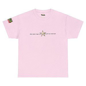 TRAVIS SCOTT - Camiseta Utopia Tour Front Row Seats "Rosa" -NOVO-