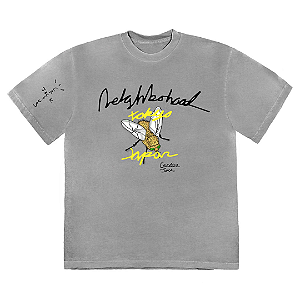 TRAVIS SCOTT x NEIGHBORHOOD - Camiseta Carousel Enjoy The Ride "Cinza" -NOVO-