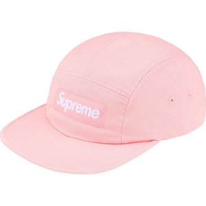 SUPREME - Boné Washed Chino Twill Camp FW25 "Rosa" -NOVO-