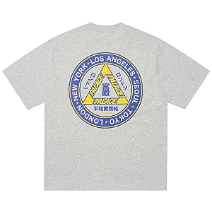 PALACE - Camiseta Hi Ya "Cinza" -NOVO-