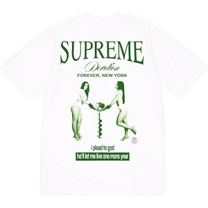 SUPREME - Camiseta Devotion "Branco" -NOVO-