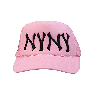 OMA DESIGN STUDIOS - Boné NY Trucker "Rosa" -NOVO-