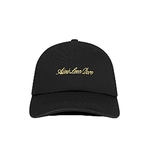 AIMÉ LEON DORE - Boné Washed Script "Preto" -NOVO-