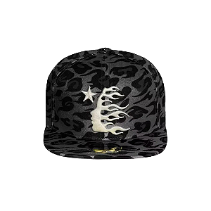 HELLSTAR - Boné Cheetah Print "Preto" -NOVO-