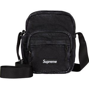 SUPREME - Bolsa Shoulder FW25 "Preto" -NOVO-