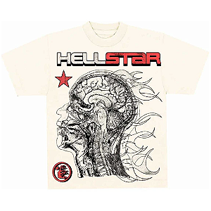 HELLSTAR - Camiseta Human Development "Creme" -NOVO-