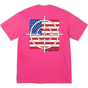 SUPREME - Camiseta Target "Rosa" -NOVO-