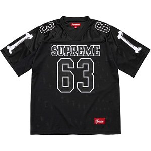 SUPREME - Camiseta Jersey Bones Football "Preto" -NOVO-