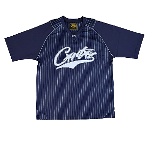 CORTEIZ - Camiseta Jersey Stripe Buntherest "Azul Marinho" -NOVO-