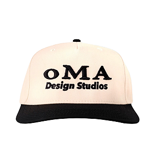 OMA DESIGN STUDIOS - Boné Studio Soccer "Creme/Preto" -NOVO-