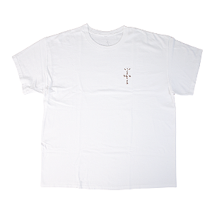 TRAVIS SCOTT - Camiseta CJ "Branco" -NOVO- (c/ detalhe)