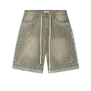 VALE LIVES FOREVER - Bermuda Rainforest Jorts "Verde" -NOVO-