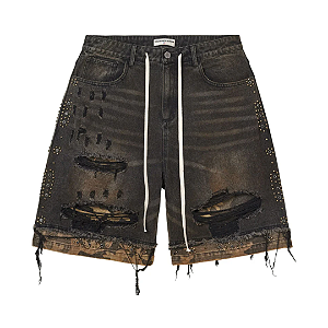 VALE LIVES FOREVER - Bermuda Double Jorts "Preto" -NOVO-