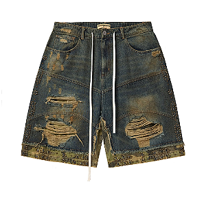 VALE LIVES FOREVER - Bermuda Double Jorts "Denim" -NOVO-