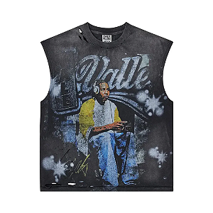 VALE LIVES FOREVER - Camiseta Regata Game Time "Preto" -NOVO-