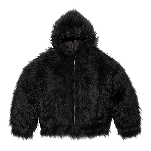 SUPREME x YOHJI YAMAMOTO - Jaqueta Faux fur Windstopper Bomber "Preto" -NOVO-