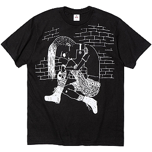 SUPREME x YOHJI YAMAMOTO - Camiseta Thinker "Preto" -NOVO-