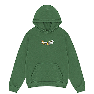 DENIM TEARS - Moletom Embroidered Floral "Verde" -NOVO-