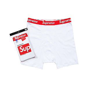 SUPREME x HANES - Pack c/4 Cueca "Branco" -NOVO-