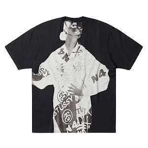 STUSSY - Camiseta Paris FW25 "Preto" -NOVO-
