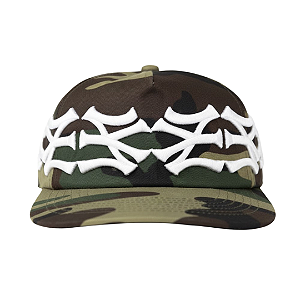 OMA DESIGN STUDIOS - Boné NY NY Crown "Camo/Branco" -NOVO-