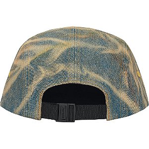 SUPREME - Boné Denim Camp FW25 "Dirty Indigo" -NOVO-