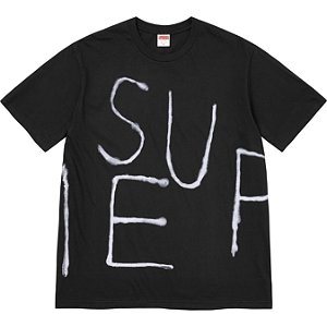 SUPREME - Camiseta Painted SS25 "Preto" -NOVO-