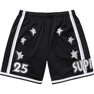 SUPREME - Bermuda All Star Basketball "Preto" -NOVO-