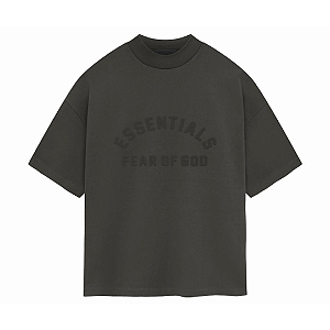 FEAR OF GOD - Camiseta Essentials Heavy Jersey S/S "Ink" -NOVO-