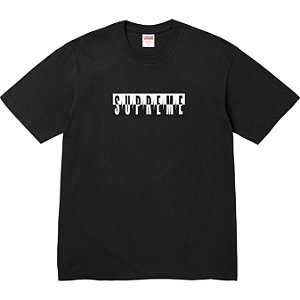 SUPREME - Camiseta Split "Preto" -NOVO-