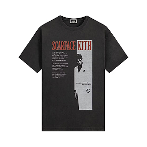KITH x SCARFACE - Camiseta Film Poster Vintage "Preto" -NOVO
